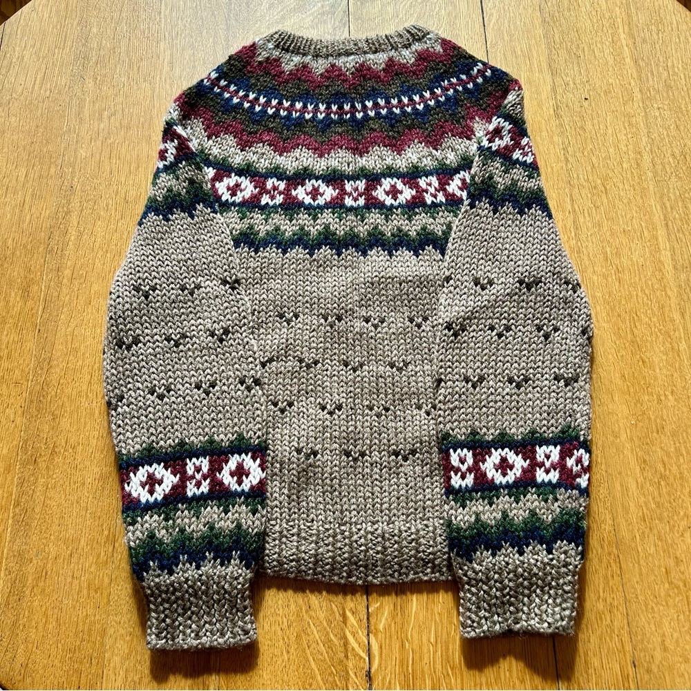 Vintage Apollo Rossi Men’s Fair Isle Sweater Size Medium Pattern Knit - Picture 2 of 8
